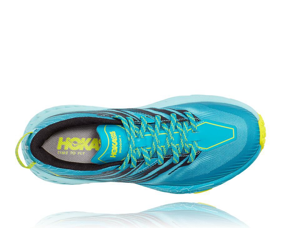 Tenis Hoka One One Trail Mujer Turquesa - Speedgoat 4 - WIDS32016